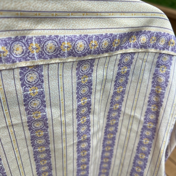 True vintage Hawaiian long sleeve button down shirt Manhattan u-30 - Picture 4 of 6